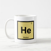 Er - Helen der Troy Chemistry Periodic Table Symbo Kaffeetasse (Links)