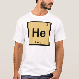 Er - Hera Göttin Chemie Periodensystem Symbol T-Shirt