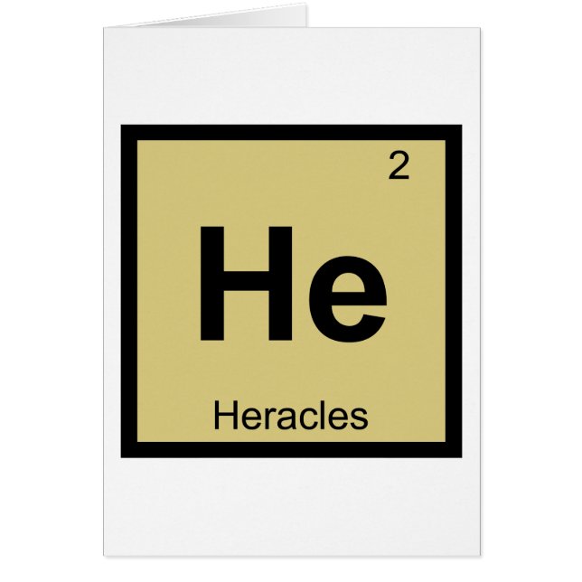 Er - Heracles Greece Chemistry Periodic Table (Vorne)