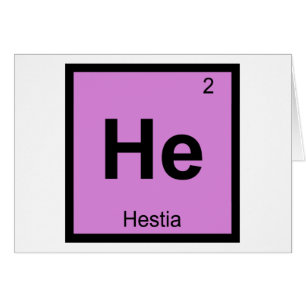 Er - Hestia Göttin Chemie Periodensystem