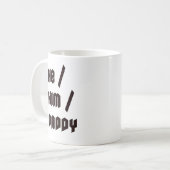 Er him Daddy Kaffeetasse (Vorderseite Links)