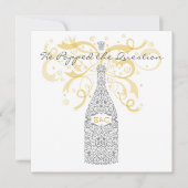 Er hob die Einladung zur Fragestunde Champagner au (Vorderseite)