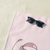 Er hob die Frage Verlobung Strandtuch (Beispiel)