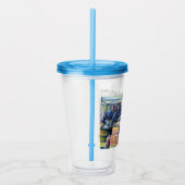 Er hörte, was ich sah acryltrinkbecher (Rechts)