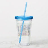 Er hörte, was ich sah acryltrinkbecher (Rückseite)