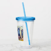 Er hörte, was ich sah acryltrinkbecher (Links)