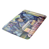 Er hörte, was ich sah badematte (Schrägansicht)