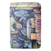 Er hörte, was ich sah badematte (Vorderseite Vertikal)