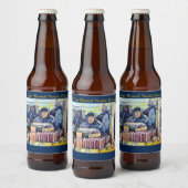 Er hörte, was ich sah bierflaschenetikett (Flaschen)