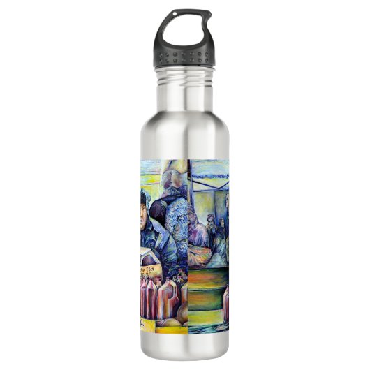 Er hörte, was ich sah edelstahlflasche (Vorderseite)