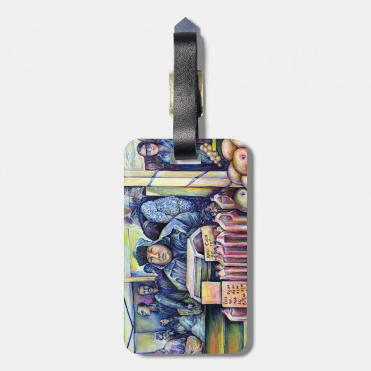 Er hörte, was ich sah gepäckanhänger (Rückseite vertikal)