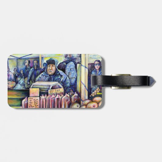 Er hörte, was ich sah gepäckanhänger (Rückseite horizontal)