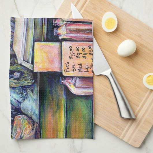 Er hörte, was ich sah geschirrtuch (Viertel Falte)