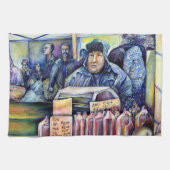 Er hörte, was ich sah geschirrtuch (Horizontal)