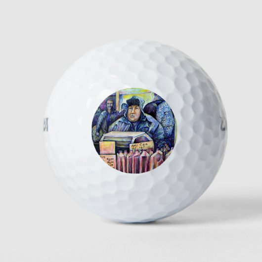 Er hörte, was ich sah golfball (Vorderseite)