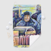 Er hörte, was ich sah golfhandtuch (Insitu)