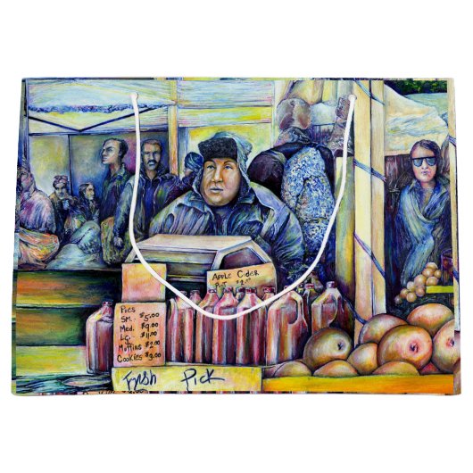 Er hörte, was ich sah große geschenktüte (Vorderseite)