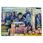 Er hörte, was ich sah große geschenktüte (Rückseite)