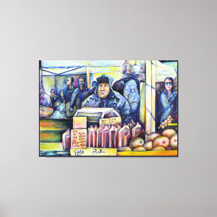 Er hörte, was ich sah leinwanddruck