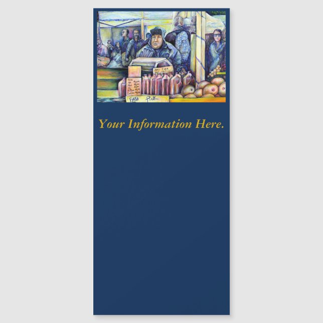 Er hörte, was ich sah magnetkarte (Vorderseite)