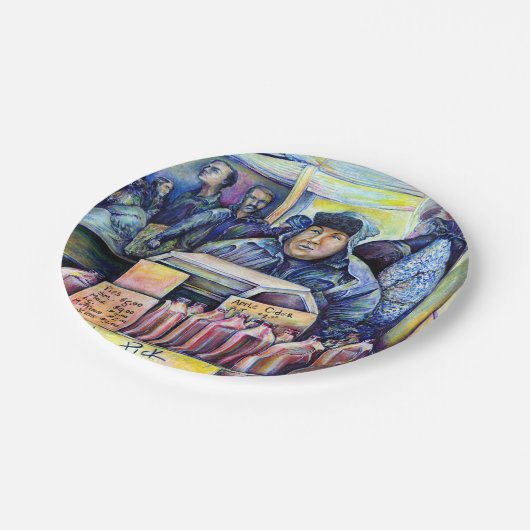 Er hörte, was ich sah pappteller (Schrägansicht)