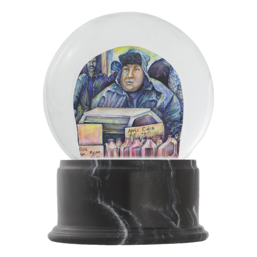 Er hörte, was ich sah schneekugel (Vorderseite)