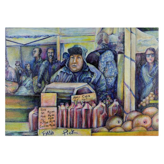 Er hörte, was ich sah schneidebrett (Vorderseite)