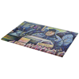 Er hörte, was ich sah schneidebrett