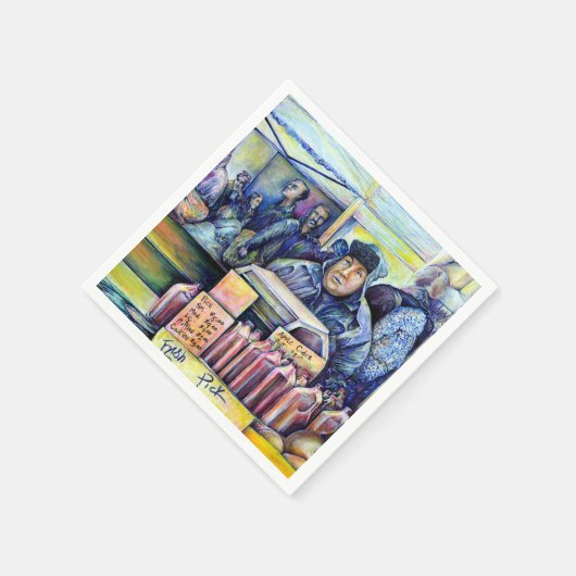 Er hörte, was ich sah serviette (Ecke)