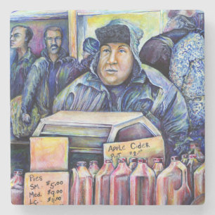 Er hörte, was ich sah steinuntersetzer