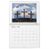 Er ist 3 schroffe Kreuze gestiegen Kalender (Feb 2026)