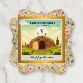 Er ist am Sonntag Risen und Feier der Auferstehung Geschenkanhänger