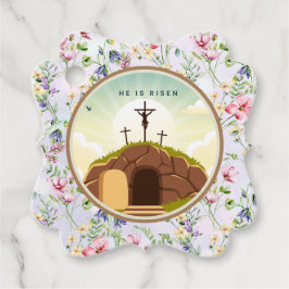 Er ist am Sonntag Risen und Feier der Auferstehung Geschenkanhänger