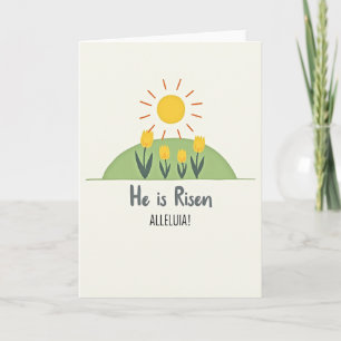 Er ist auferstanden Alleluia Karte