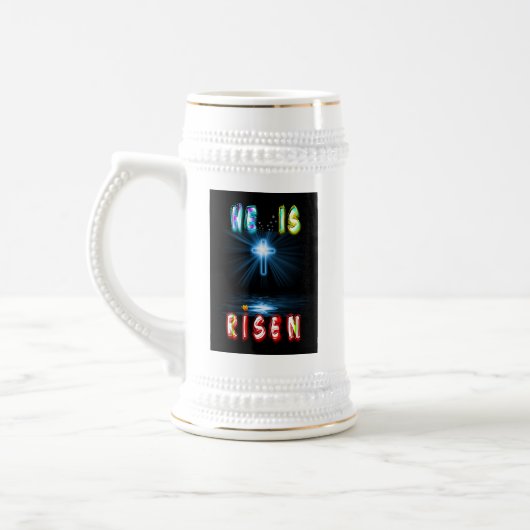 Er ist auferstanden bierglas (Links)