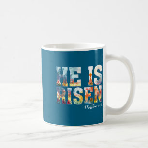 Er ist auferstanden Boho Ostern christlich Jesus Kaffeetasse