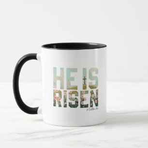 Er ist auferstanden Boho Ostern Christlich Jesus Tasse