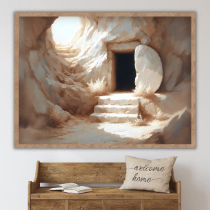 Er ist auferstanden, Christliche Osterkunst, Das G Poster