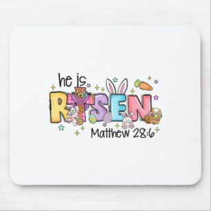 Er ist auferstanden Christlicher Jesus Bibelvers H Mousepad