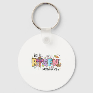 Er ist auferstanden Christlicher Jesus Bibelvers H Schlüsselanhänger