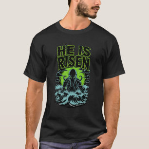 Er Ist Auferstanden Cthulhu Ostern T-Shirt
