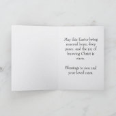 Er ist auferstanden Frohe Ostern Massenkarten Kirc Karte (Innenseite)