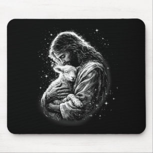 Er ist auferstanden Frohen Ostertag Jesus Schaf Ch Mousepad