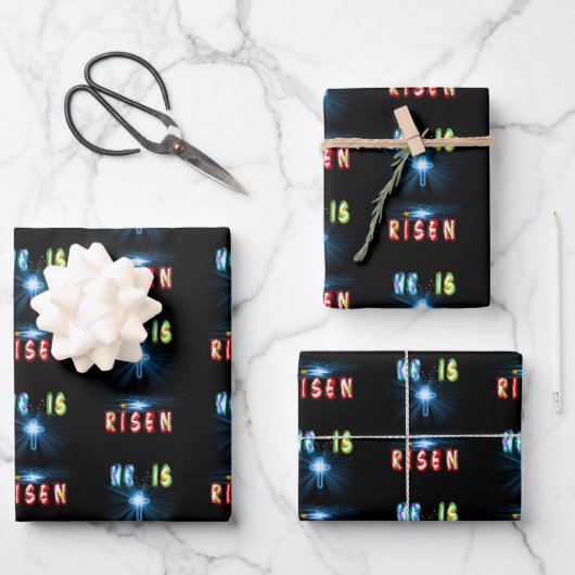 Er ist auferstanden geschenkpapier set (Vorderseite)