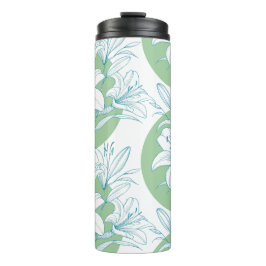 Er ist AUFERSTANDEN! - Grüne + Türkise Lilie Thermosbecher