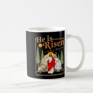 Er ist auferstanden Jesus Christ frohe Ostern Frau Kaffeetasse