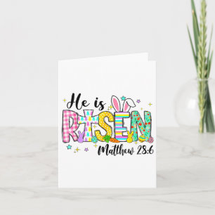 Er ist auferstanden Jesus Christlich Frohe Ostern  Karte