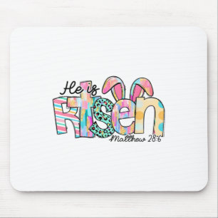 Er ist auferstanden Jesus Christlich Frohe Ostern  Mousepad