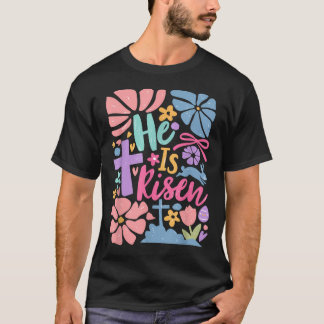 Er ist auferstanden Jesus Christlich Frohe Ostern T-Shirt