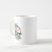 Er ist auferstanden Jesus Christlich glückliche Os Kaffeetasse (Vorderseite Links)